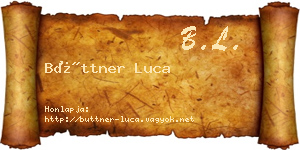 Büttner Luca névjegykártya